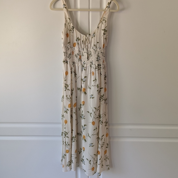 Reformation Hank Dress in lemon print, 0, Worn once! - Picture 9 of 9